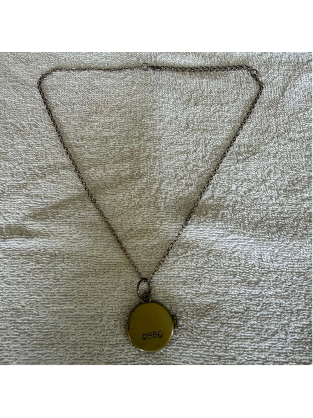 Women's BBC Doctor Who Locket Necklace One Size Gold Silver